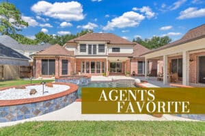 Spacious backyard with pool and patio, agents favorite media bundle