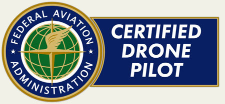 FAA Certified Drone Pilot badge